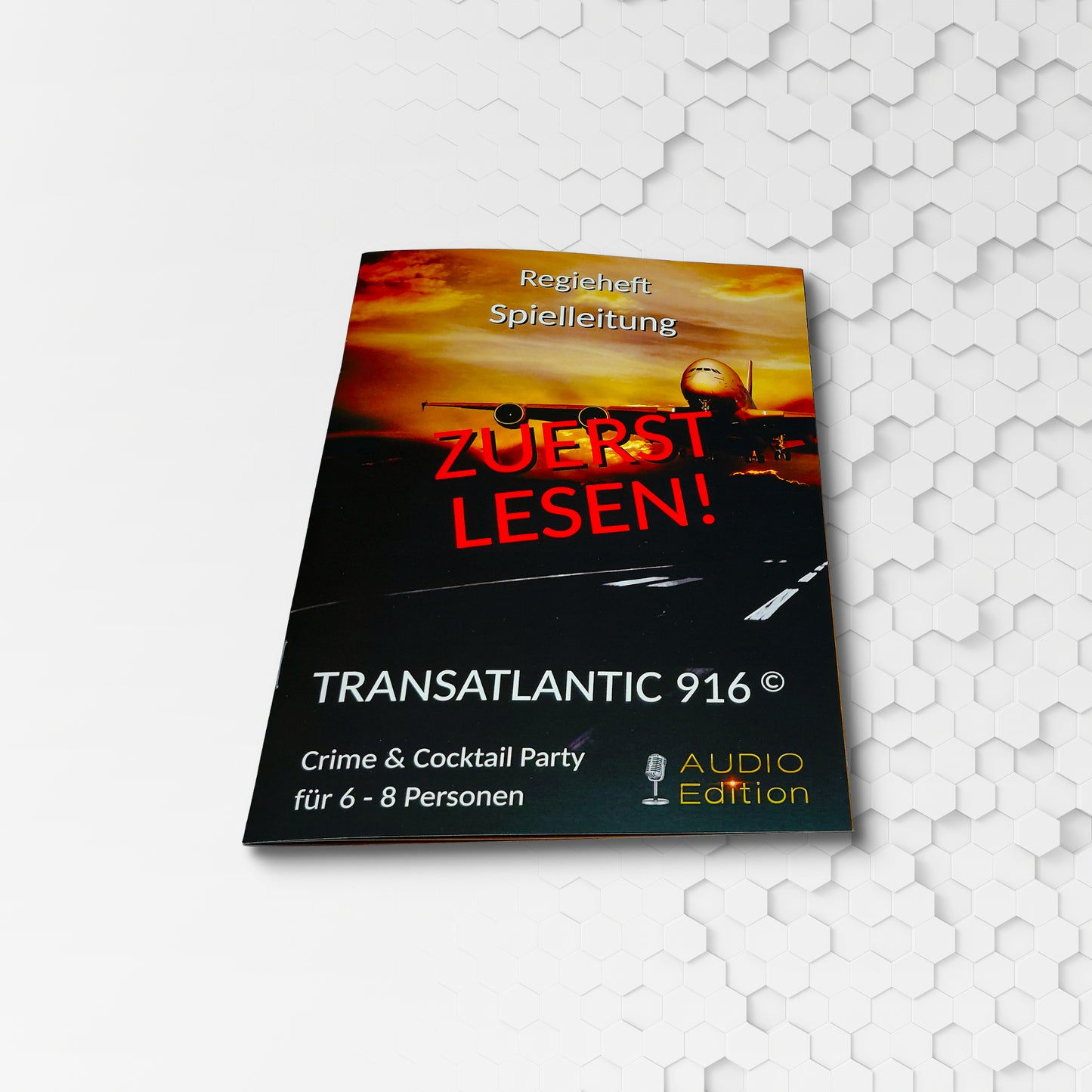 TRANSATLANTIC 916 - Audio Edition (Crime & Cocktail Partyspiel für 6 - 8 Personen)