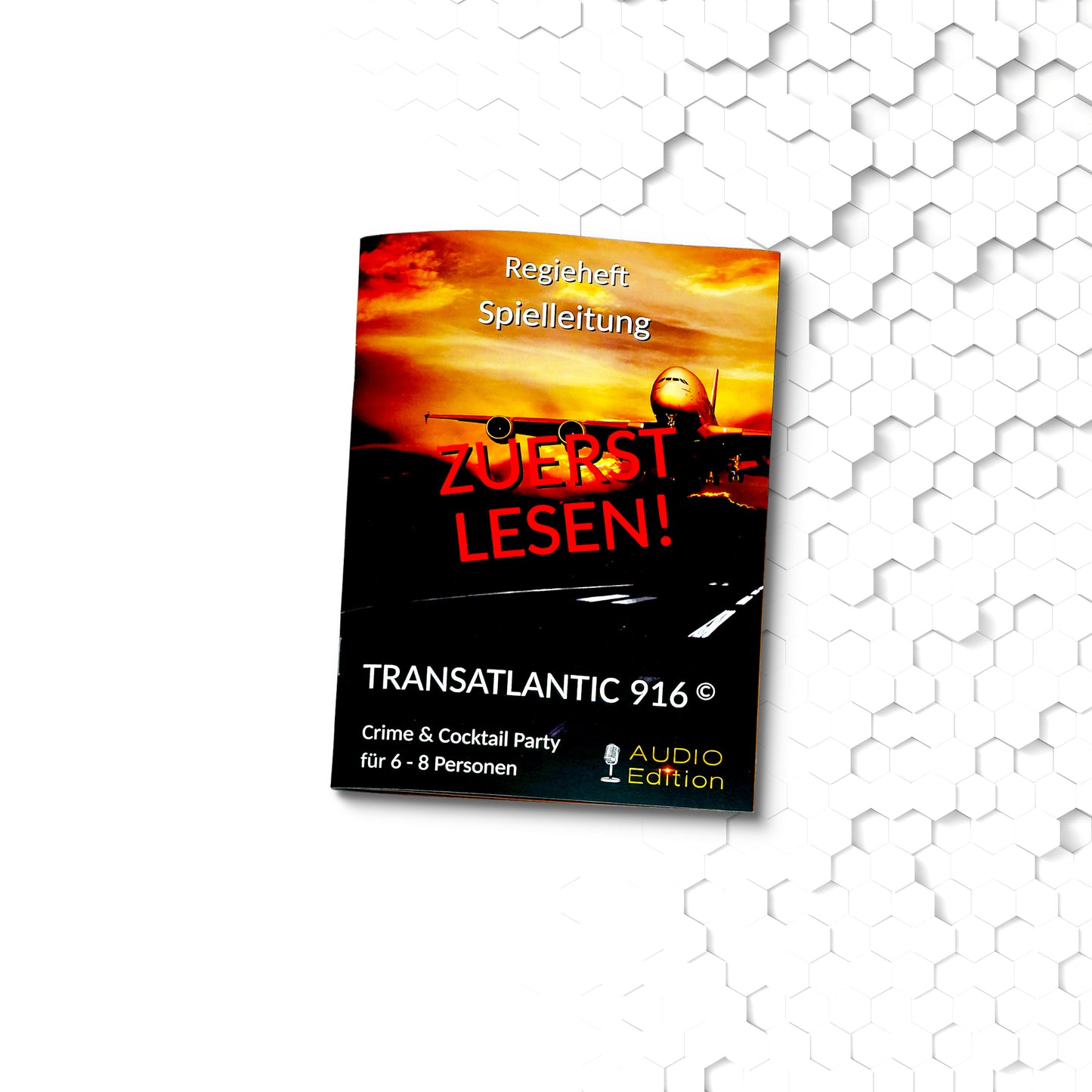 TRANSATLANTIC 916 - Audio Edition (Crime & Cocktail Partyspiel für 6 - 8 Personen)